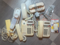 TELEPHONES 6 Home Phones plus extra cables Landline / Land-line