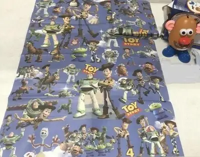 Mr. Potato Head and 5 Pieces of Toy Story 20x 28" Wrapping Paper, View more
