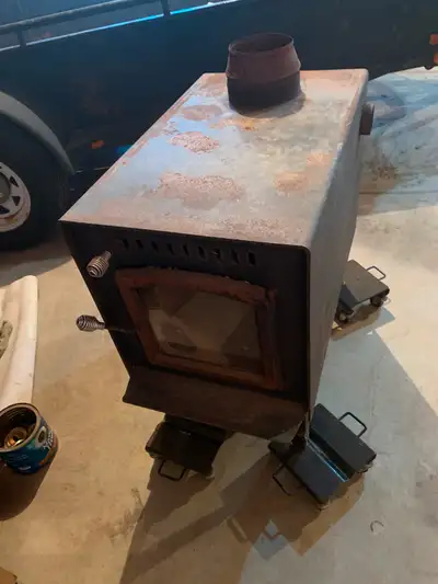 Wood Stove (30" Deep) x 20" Tall + 9" Legs x (19" Wide), View more