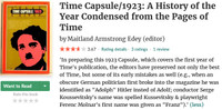 Time Capsule 1923 History of the Year by Maitland Armstrong Ed
