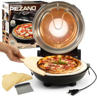 Piezano Pizza Oven by Granitestone – Electric Pizza Oven, 12 in