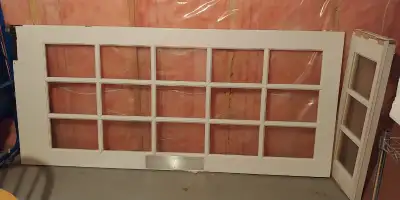Two Way Swinging Door with Transom Window, View more