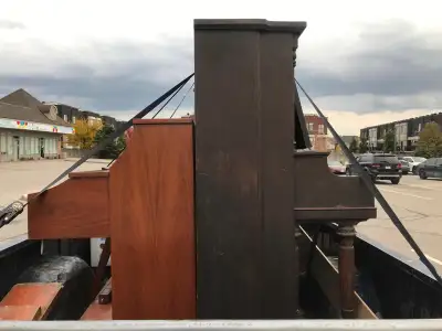 2 FREE PIANOS 1 APARTMENT SIZED PIANO AND 1 EARLY 1900s UPRIGHT 800 LB BEAST PIANO FREE DELIVERY Not...