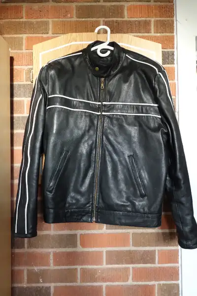 Men's motorcycle jacket - size small (40) - excellent condition, View more