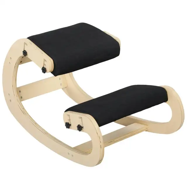 Ergonomic Adjustable Rocking Wood Kneeling Stool Kneeling Chair in Chairs & Recliners in Markham / York Region - Image 11