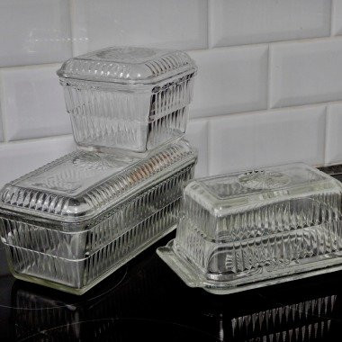 Beurrier & Contenants Frigo Refrigerator Glass dishes+lid dans Vaisselle et articles de cuisine  à Longueuil/Rive Sud - Image 2