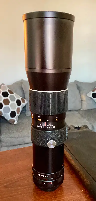Bushnell Automatic 400mm Lens F.6.3 For M42 screws Mount, View more