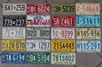 19 License Plates Quebec Combo Collection 