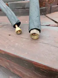 2 tubes en cuivre pour le climatiseur mural