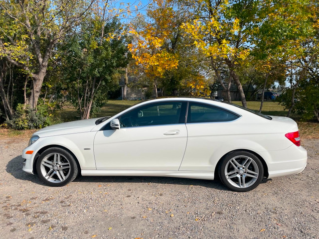 2012 Mercedes C250 Coupe- 2 Door, automatic, white in Cars & Trucks in Calgary - Image 2
