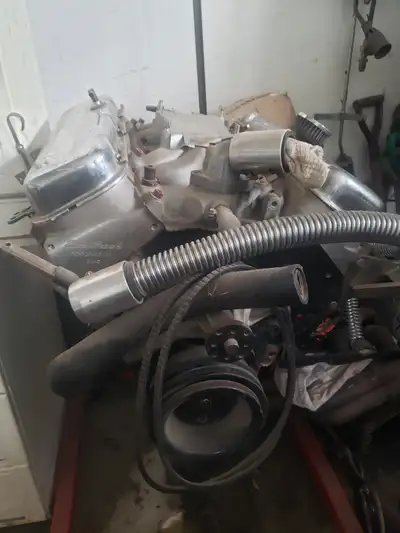1969 396 engine rebult .030 pistons,roller cam and rockers with edelbrock rpm 60459 heads and torker...