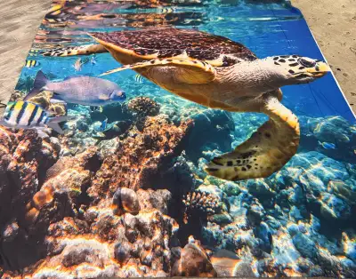 Sea turtle double duvet 2 pillow shams, View more
