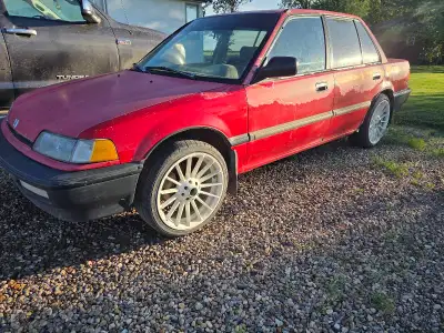 1991 honda civic Manual 5speed Recent inspection Awesome cheap ride 2 sets of tires, might find a 3r...