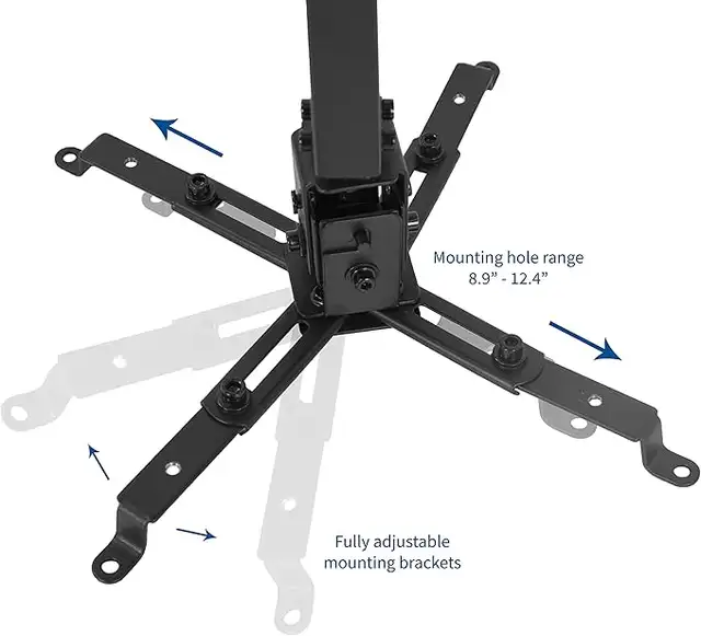 VIVO Universal Adjustable Wall Ceiling Projector Mount Bracket in General Electronics in Burnaby/New Westminster - Image 5