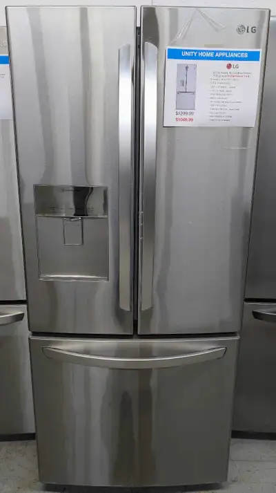 2022 – 30" LG French Door Refrigerator – 6 Month Warranty, View more