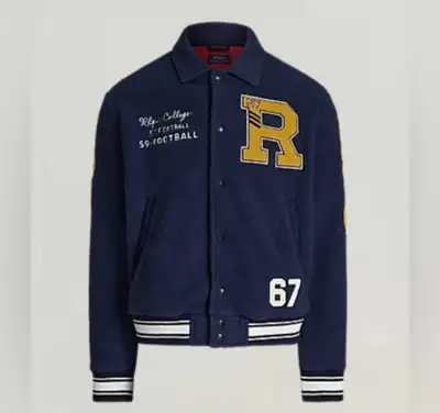 Polo Ralph Lauren Varsity Jacket Large, View more