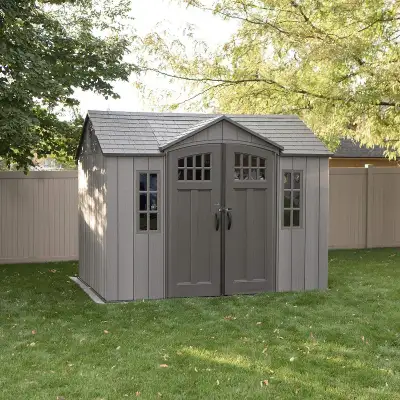 Brand New Lifetime 10' x 8' Rough Cut Outdoor Storage Shed, View more