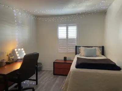 • Comes furnished with Mini fridge, bed, nightstand, desk, chair, and mirror • Searching for a femal...