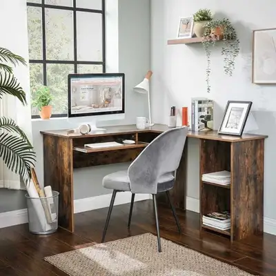 Brand New....pickup preferable VASAGLE VSG-LCD810X01 Large L-Shaped Desktop Stand, Corner Table with...