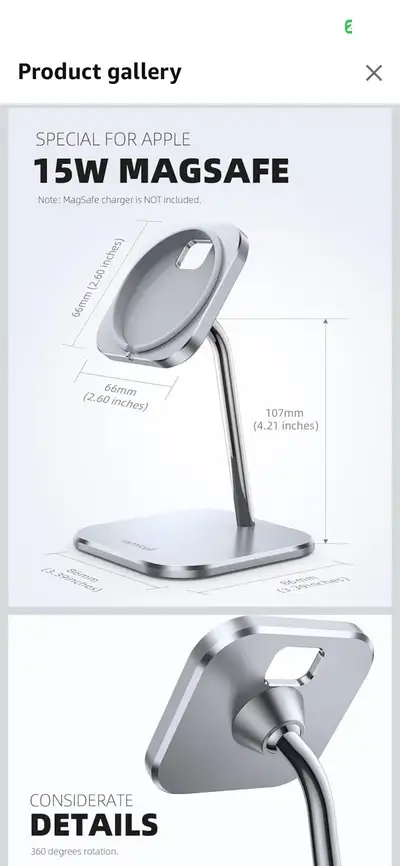 Lamicall MagSafe Phone Stand, View more