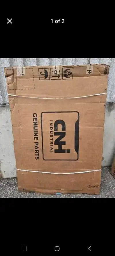 85801626 Backhoe RH/LH Upper Door Glass Made to fit New Holland Models: B90B , B90BLR , B100B , B100...