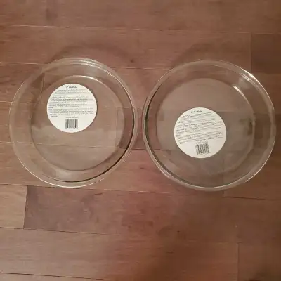 glass pie plate, new, 6$ Each, View more