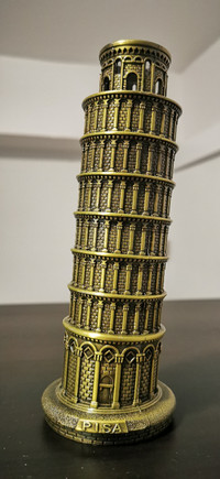7 Inch Leaning Tower of Pisa Architecture Model