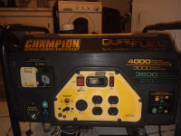 Champion dual fuel 4000w generator 