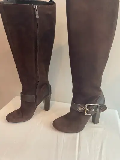 BCBGeneration Max Mara Women’s Tall Suede Boots Brown Size 7.0, View more