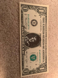 Elvis 1$ American bill