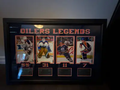 Oilers Legends Pictue Frame, View more