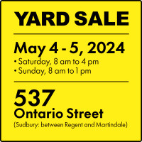 2 Family Yard Sale/Garage Sale May 4-5