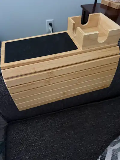 Joy & Grace Armrest Tray new in box bamboo , View more