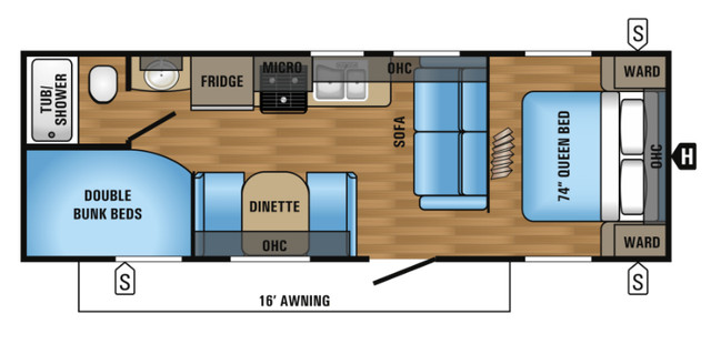 Roulotte familiale Jayco de 26 pieds dans VR et caravanes  à Laval/Rive Nord - Image 2