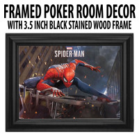 GAME ROOM ART DECOR FRAMED POSTER ART : SPIDER-MAN