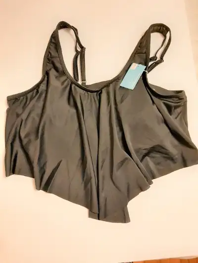 Women Black Bathing Top Black XXL, View more