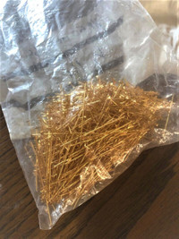 Selling 40 Bag of Gold Plated Pins