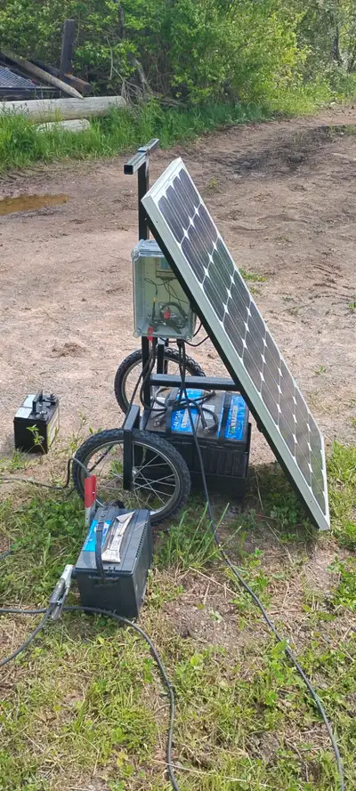 Solar Powered Charge Cart, View more