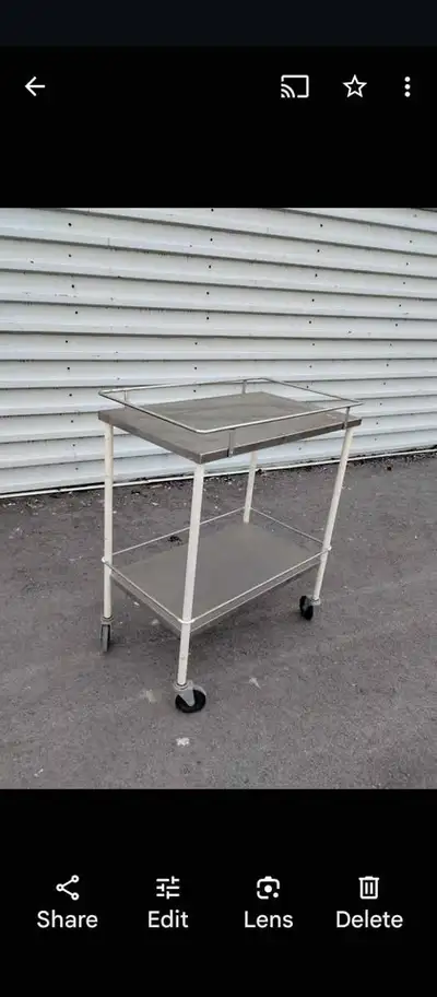 Very unique rare piece in excellent condition. Made by the Canadian CDN Doctor's Hospital Equipment...