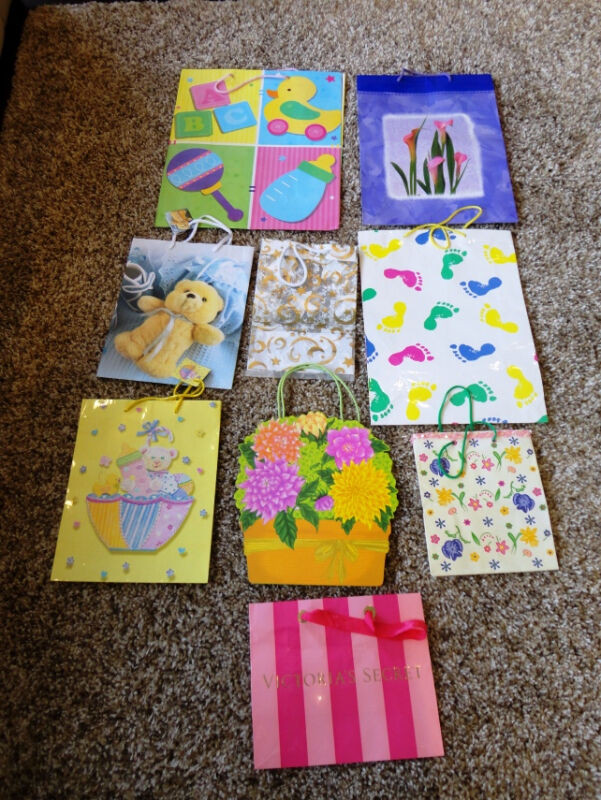 Assortment of 9 Gift bags for sale ....all for $3.00 in Other in Kitchener / Waterloo