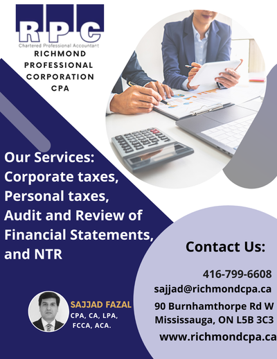 CPA Firm for AUDIT, REVIEW and NTR , CORPORATE & PERSONAL TAX, View more
