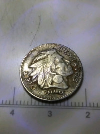 1956 10 centavos comlombia