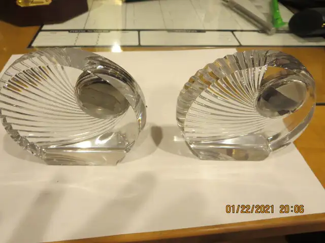 TWO BOHEMA CRISTAL  DESK CLOCKS in Home Décor & Accents in City of Toronto - Image 3