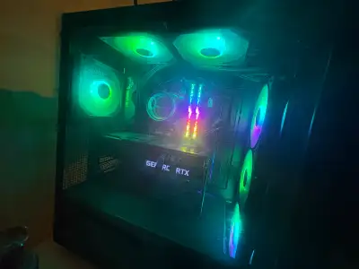 Gaming pc with 2k monitor, View more