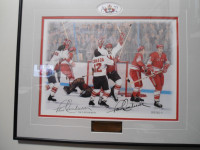PAUL HENDERSON "1972" Autographed Framed Picture