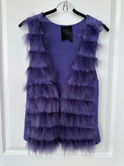 Violet Fur Vest, View more