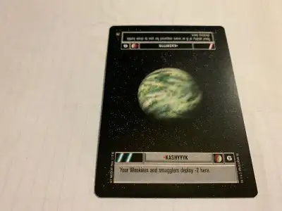 1996 Star Wars CCG BB A New Hope Limited KASHYYYK Gaming UNPLYD, View more
