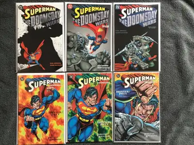 Various Superman Vs Doomsday Graphic Novels Each issue is in Near Mint condition. Available are: - S...