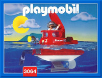 Playmobil Set# 3064/3370 - Rescue Submarine with motor