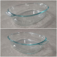 Pyrex Baking Bake Dish Glass 2.5 Quart 2.35 Litres Oval